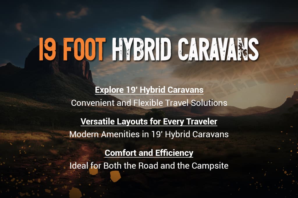 19 Foot Hybrid Caravans